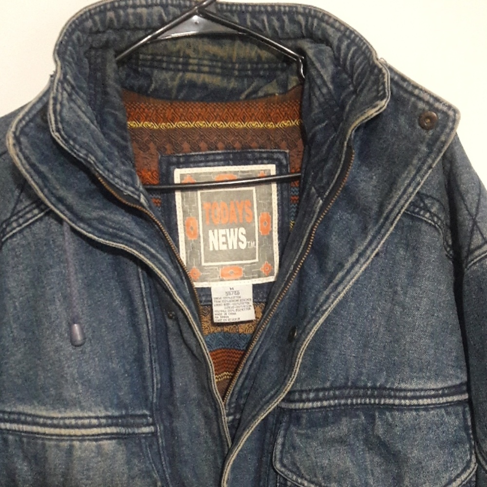 Vintage Padded Denim Jacket - Picture 3 of 6